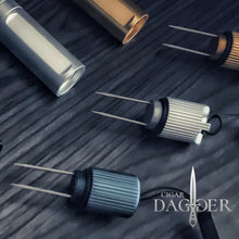 Load image into Gallery viewer, Industrial Dual Prong Pocket Dagger with Punch Cut