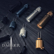 Load image into Gallery viewer, Industrial Dual Prong Pocket Dagger with Punch Cut