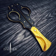 Load image into Gallery viewer, The Luxury Cigar Scissor Vintage Black Embossed