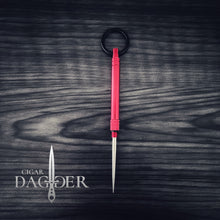 Load image into Gallery viewer, The Reversible Titanium Pocket Dagger in Red