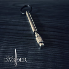 Load image into Gallery viewer, Titanium Pocket Dagger (silver)