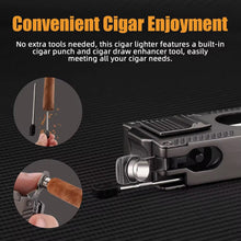 Load image into Gallery viewer, 5-in-1 Cigar Companion Lighter — Gunmetal