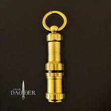 Load image into Gallery viewer, The Industrial Cigar Nubber with Punch Cut in Gold