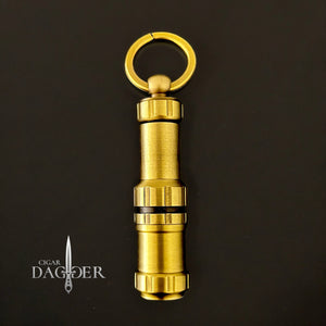 The Industrial Cigar Nubber with Punch Cut in Gold