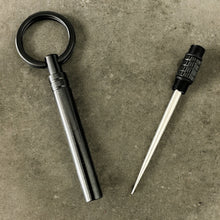 Load image into Gallery viewer, The Reversible Titanium Pocket Cigar Dagger in Black