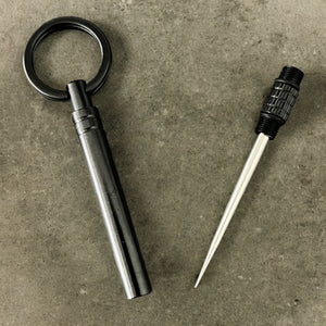 The Reversible Titanium Pocket Cigar Dagger in Black