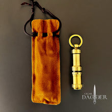 Load image into Gallery viewer, The Industrial Cigar Nubber with Punch Cut in Gold