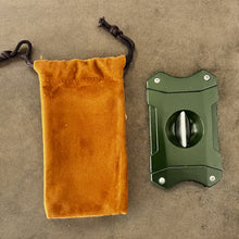 Load image into Gallery viewer, Industrial Cigar Cutter V-Cut Army Green