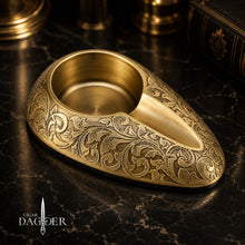 Load image into Gallery viewer, Luxury Teardrop Personal Ashtray (Brass or Silver)