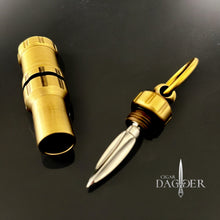 Load image into Gallery viewer, The Industrial Cigar Nubber with Punch Cut in Gold