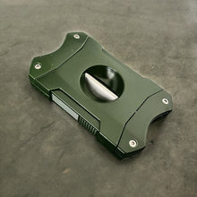 Load image into Gallery viewer, Industrial Cigar Cutter V-Cut Army Green