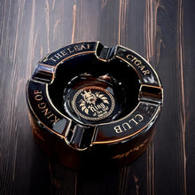 Load image into Gallery viewer, King of the Leaf Custom Cigar Ashtray