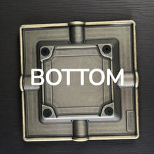 Load image into Gallery viewer, Legacy Grid  Cigar Ashtray - Antique Brass