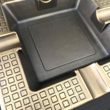 Load image into Gallery viewer, Legacy Grid  Cigar Ashtray - Antique Brass