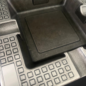 Legacy Grid Cigar Ashtray - Antique Silver