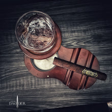 Load image into Gallery viewer, The Whiskey and Cigar Tray - Ashtray, Rest and Coaster