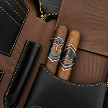 Load image into Gallery viewer, Compact Cigar Companion Leather Case