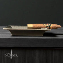 Load image into Gallery viewer, Ornate Vintage Ashtray and Rest – Floral Scroll Edition