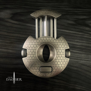 Orbit V Cut – Snakeskin Edition Cigar Cutter with Detachable Punch Cutters