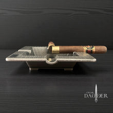 Load image into Gallery viewer, Legacy Grid Cigar Ashtray - Antique Silver