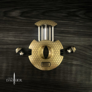 Orbit V Cut – Snakeskin Edition Cigar Cutter with Detachable Punch Cutters