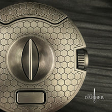 Load image into Gallery viewer, Orbit V Cut – Snakeskin Edition Cigar Cutter with Detachable Punch Cutters