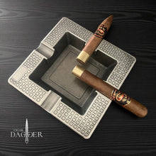 Load image into Gallery viewer, Legacy Grid Cigar Ashtray - Antique Silver
