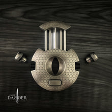 Load image into Gallery viewer, Orbit V Cut – Snakeskin Edition Cigar Cutter with Detachable Punch Cutters
