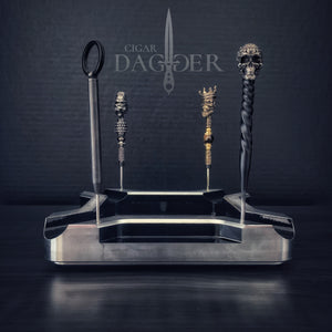 MX Official Cigar Dagger Ashtray (4 Finger + 4 Dagger Slots)