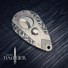 Load image into Gallery viewer, Luxury Cigar Cutter - Brushed Silver