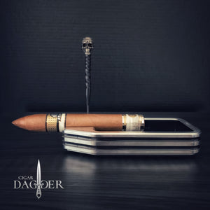 The Official Cigar Dagger Ashtray (1 Finger + 1 Dagger Slot)