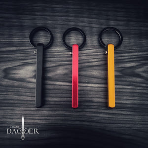 The Next Gen Retractable Titanium Pocket Cigar Dagger Nubber in Red | Gold | Black