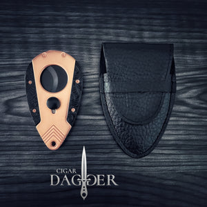 Luxury Cigar Cutter - Copper & Black