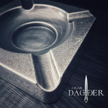 Load image into Gallery viewer, The Distressed Silver Cigar Ashtray and Rest