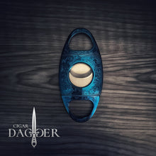 Load image into Gallery viewer, Iridescent Blue Cigar Cutter