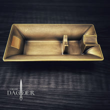 Load image into Gallery viewer, The Vintage Brass Cigar Ashtray and Rest