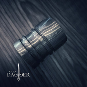 Damascus Steel Cigar Stand and Rest
