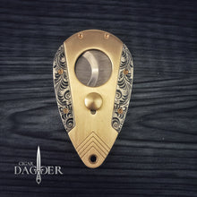 Load image into Gallery viewer, Luxury Cigar Cutter - Silver &amp; Gold