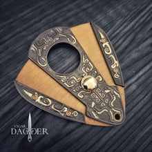 Load image into Gallery viewer, Luxury Cigar Cutter - Gray &amp; Gold