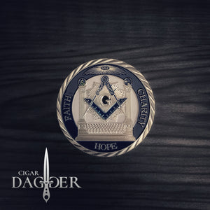 The Proud Freemason Challenge Coin
