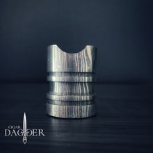 Load image into Gallery viewer, Damascus Steel Cigar Stand and Rest