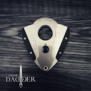 Luxury Cigar Cutter Matte Black & Gunmetal