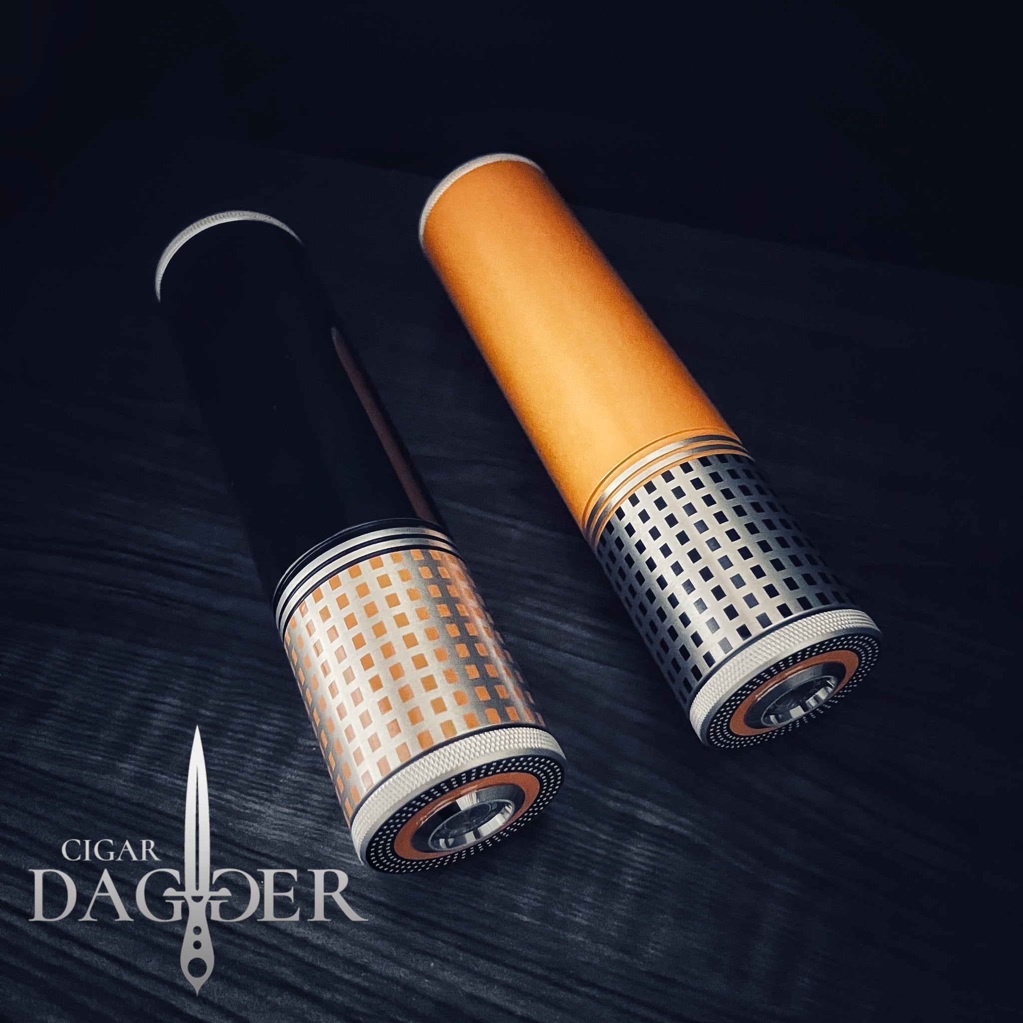 Travel Humidor 3 Cigar Tube (Black or Yellow) – Cigar Dagger