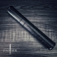 Load image into Gallery viewer, The Blackout Embossed Travel Cigar Tube