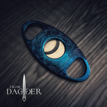 Load image into Gallery viewer, Iridescent Blue Cigar Cutter