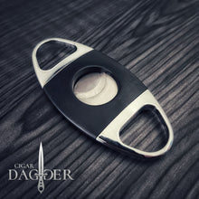 Load image into Gallery viewer, Matte Black and Chrome Cigar Cutter