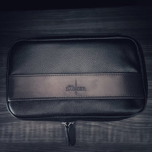 The Limited Edition Black & Brown Leather Cigar Case